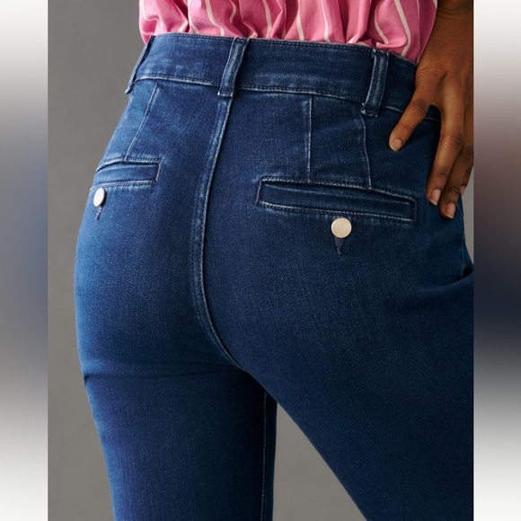 Maeve The Essential Slim High-Rise Straight Jeans - Picture 6 of 16